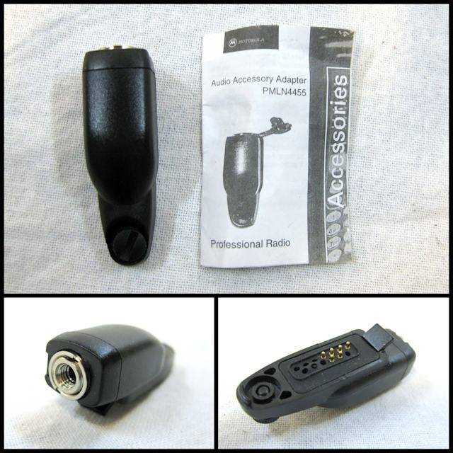 Motorola PMLN4455 3.5mm Audio Adapter for Two Way Radio Other