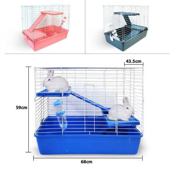 Wowmart Pet Rabbit Cage Hutch Guinea Pig Ferret Kennel 3 Colour Pet Products Gumtree