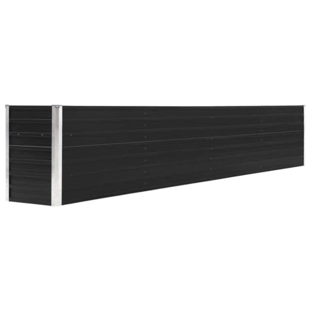 Garden Raised Bed Galvanised Steel 320x40x45 Pots & Garden Beds