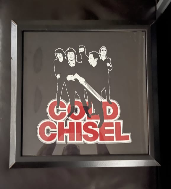 Framed Cold Chisel rock memorabilia Collectables in Belmont WA