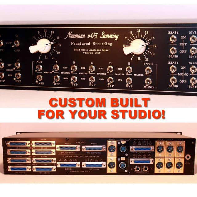 Order your Custom Unique Studio Summing Mixer and Monitor controller