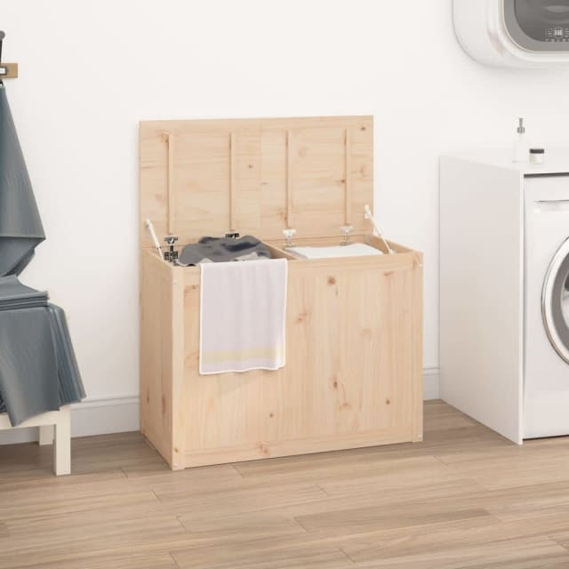 Laundry Box 88.5x44x66 cm Solid Wood Pine... Gumtree