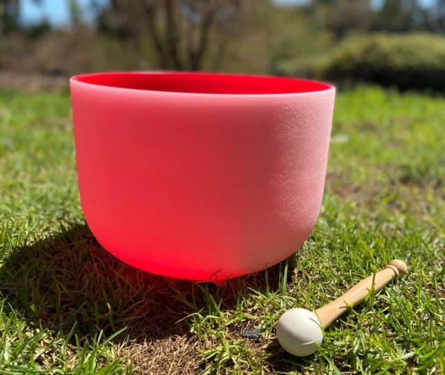 Crystal Singing BowlsRoot Chakra12 inchSolid Chakra ColouredNew