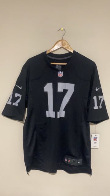 Men's Las Vegas Raiders Davante Adams Nike Black Game Jersey