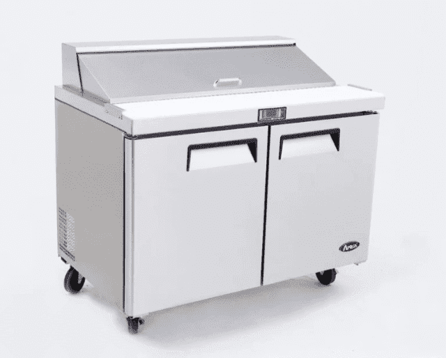 Atosa Two Door Sandwich Prep Fridge (1225mm Wide)Rent or Buy Fridges