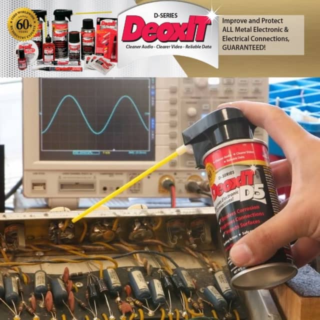 DeoxIT D5 World's best Contact Cleaner Rejuvenator Protector NEW ships