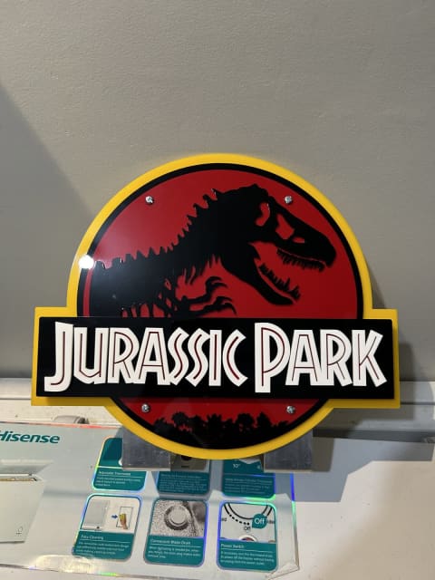 jurassic park pinball topper for sale