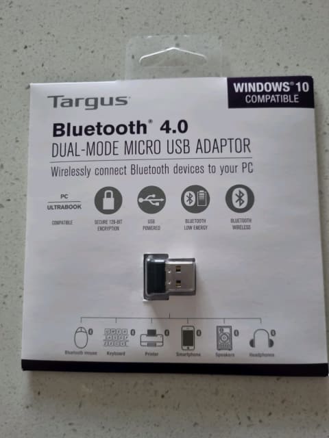 Targus Bluetooth® 4.0 Micro USB Adapter for Laptops