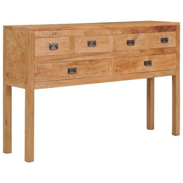 Solid Teak Wood Sideboard Side Storage Door Dressior Cupboard