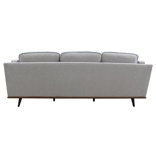 3 Seater Sofa Beige Fabric Modern Lounge Set for Living Room Sofas