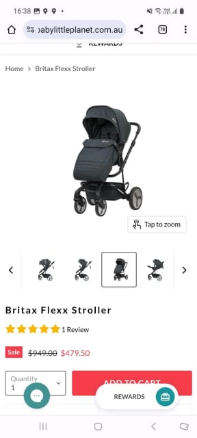 Britax flexx outlet stroller