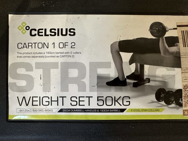 Celsius discount dumbbell set