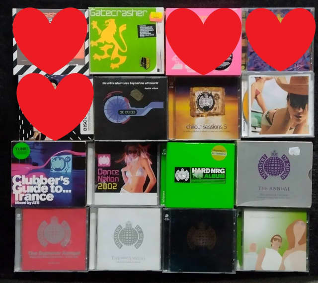 Music CDs (Dance/Electronica/Techno 90s to 00s) - double album CDs ...