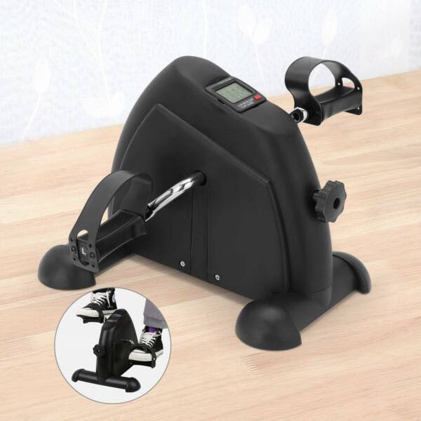 MINI BIKE TRAINER PORTABLE EXERCISER DESK HOME GYM PEDAL CYCLE Gym