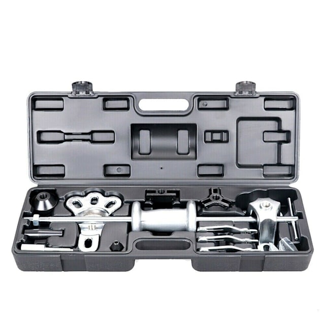 Slide Hammer Dent Puller Tool Kit Wrench Adapter Axle Bearing Hub Auto