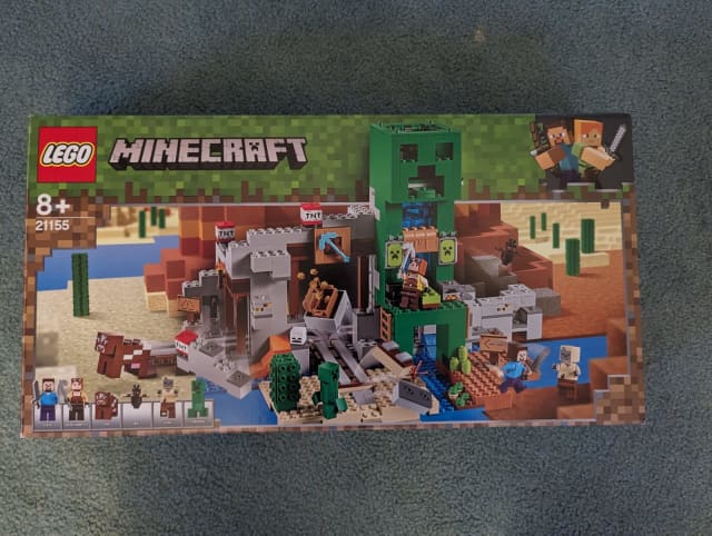 LEGO Minecraft - The Creeper Mine 21155 | Toys - Indoor | Gumtree ...