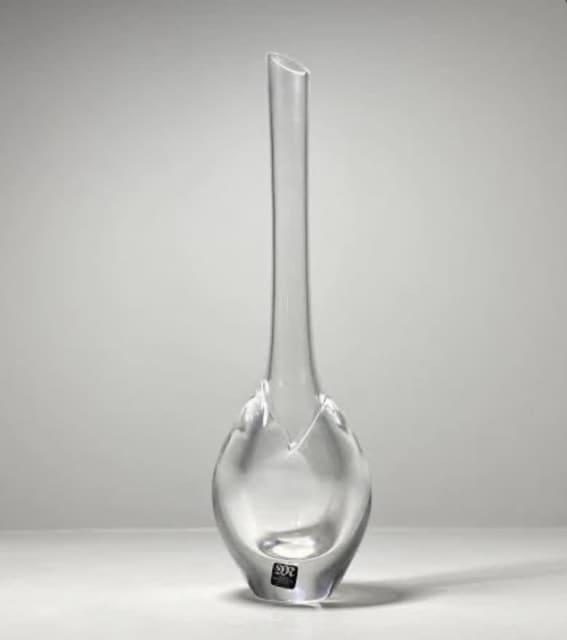 Mats Jonasson Signature Collection Hanmade Full Lead Crystal Vase