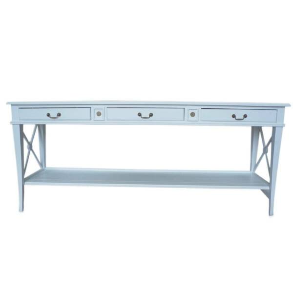 French Provincial Hall Table with 3 Drawers White Desks Gumtree