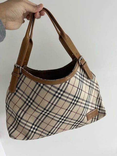 burberry tote bag blue label