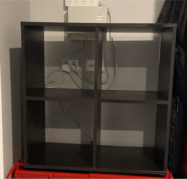 IKEA boxes room divider black Kallax Bookcases & Shelves Gumtree