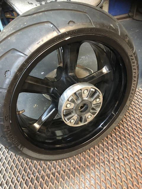 Harley V-Rod rear wheel and tyre 18x8” | Motorcycle & Scooter Parts ...