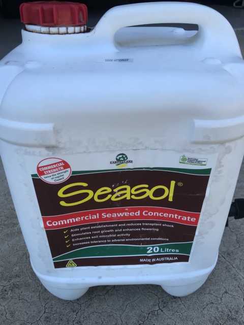 Soil Fertiliser - Seasol Commercial Seawed Concentrate 20lt - Pots ...