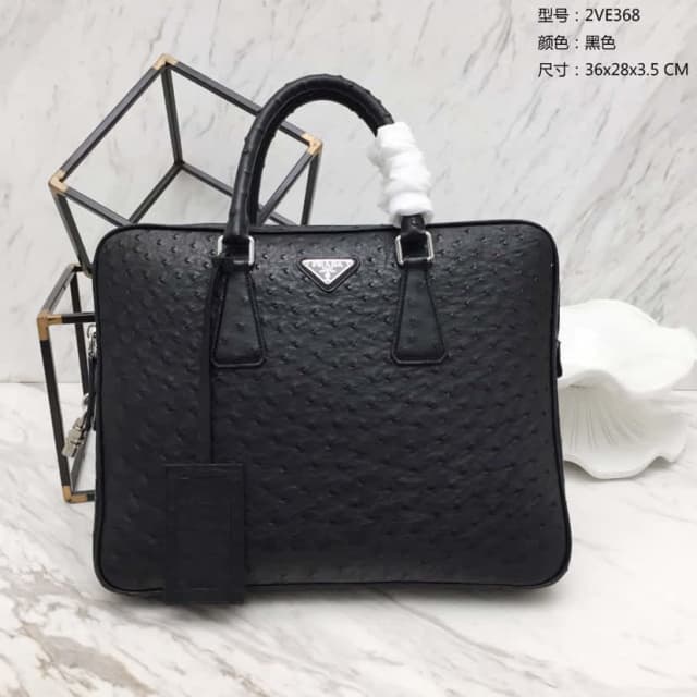 75% off! Luxury briefcase handbag, genuine ostrich! Prada | Bags | Gumtree  Australia Melbourne City - Melbourne CBD | 1309161299