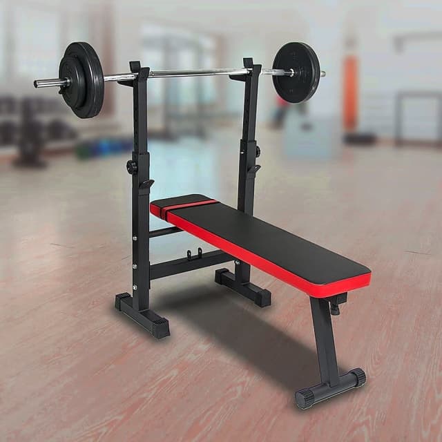 Folding Flat Weight Lifting Bench Body Workout Exercise Machine H