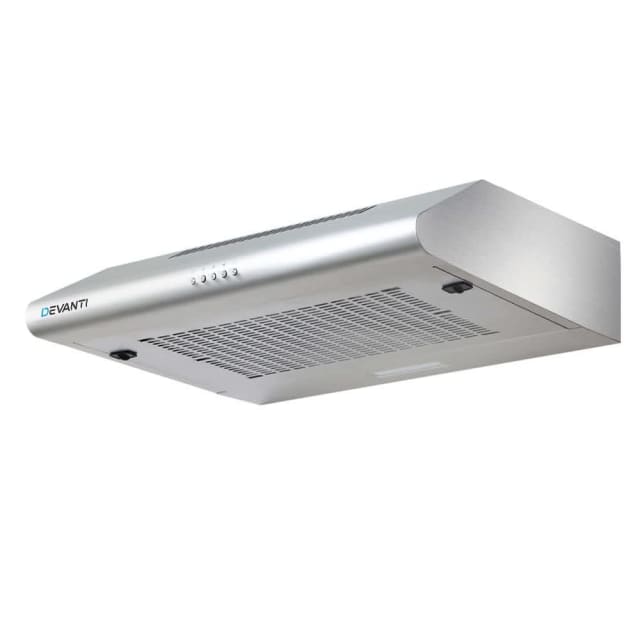DEVANTI Fixed Range Hood Rangehood Stainless Steel Kitchen Canopy 60cm