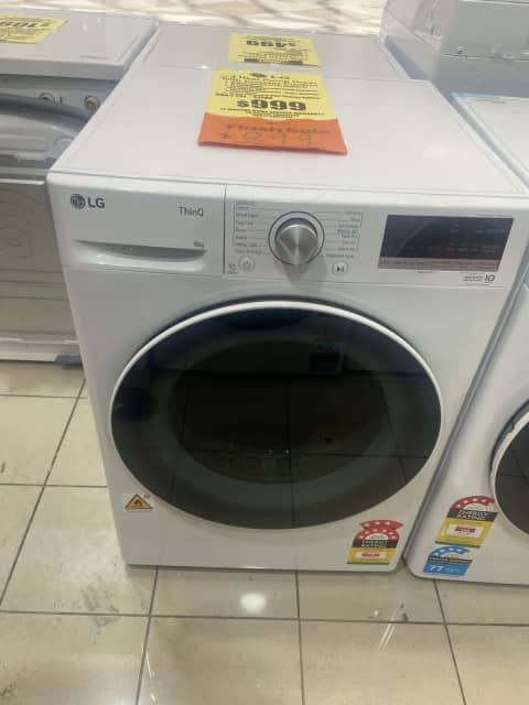 LG 8kg Heat Pump Dryer with Inverter Control DVH5-08W | Washing ...