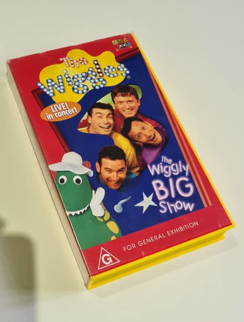 VHS Tape -The Wiggles - The Wiggly Big Show - Rare - 1999 | CDs & DVDs ...