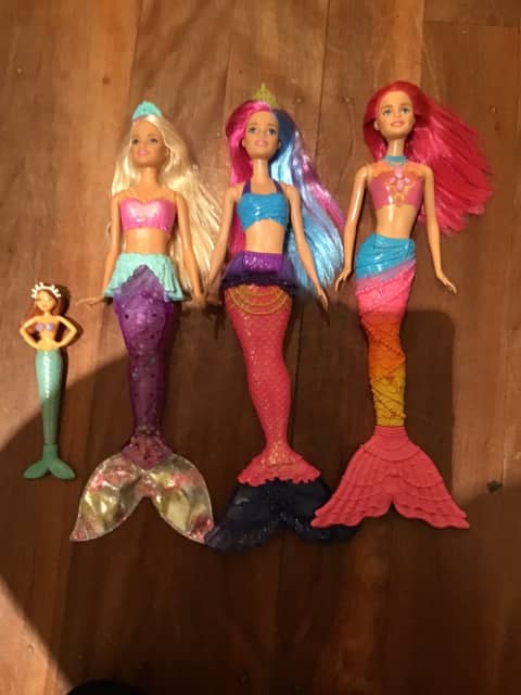 3 barbie mermaid dolls includes 1 mermaid pen | Toys - Indoor | Gumtree ...