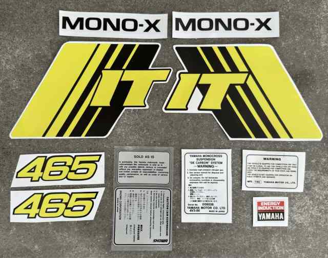 yamaha 1981 IT465 Full Decal Set / Sticker Kit Motorcycle & Scooter