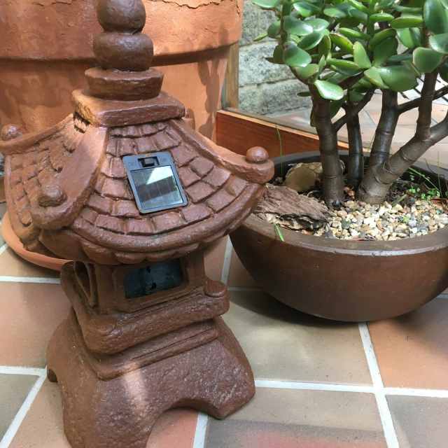 Japanese Pagoda Solar Light Garden Ornaments (3 available) Other