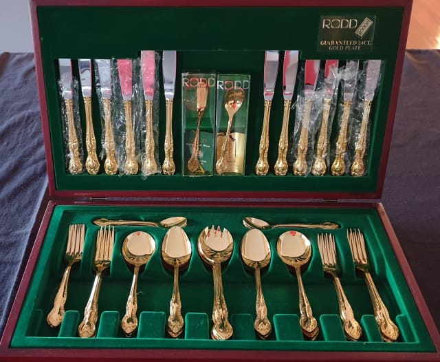 RODD 24Ct Gold Plate Cutlery Set Collectables Gumtree Australia