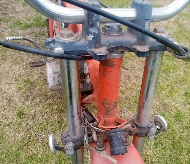 Honda CT125 CT 125 1978 Front Triple Trees Top and Bottom Clamps