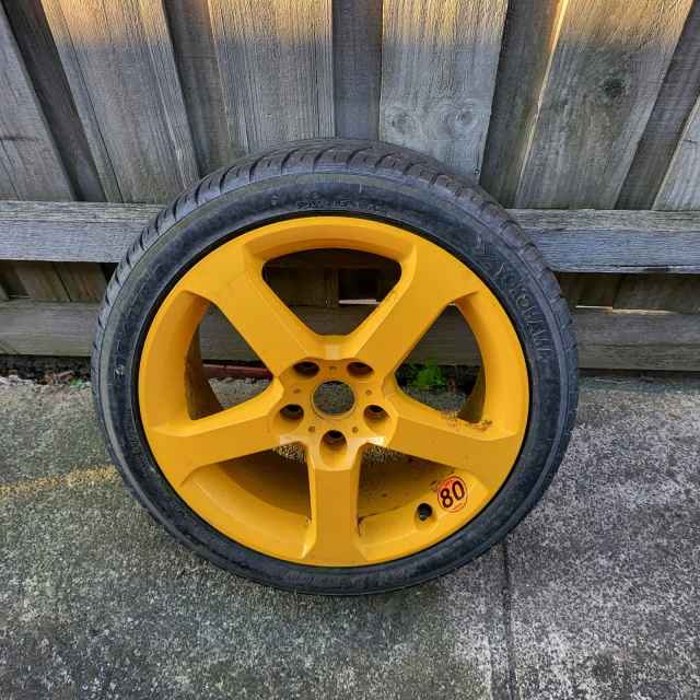 GENUINE HSV 18” VY VZ CLUBSPORT GTS R8 MALOO YELLOW SPARE WHEEL ...