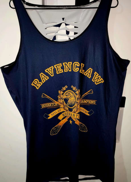 Harry Potter Ravenclaw Quidditch Championship Singlet Tops Blouses