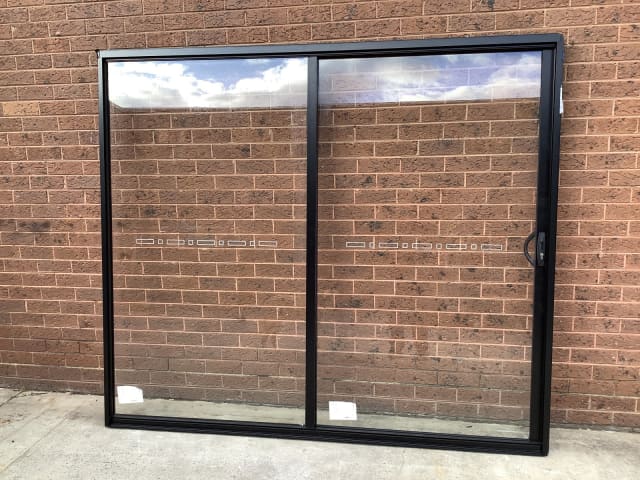 IN STOCK NOW 2100h X 2410w 2124 Sliding Door NEW Custom Black   Cda1135b F655 43cf A35d Ed2c72244665 