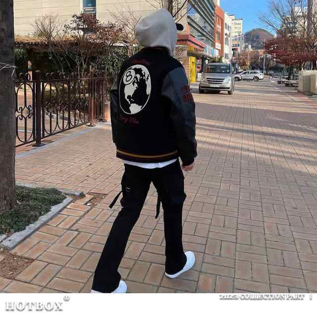 HOTBOX Black Eight Jacket Stussy VIBE 40th Anniversary Limited Edition