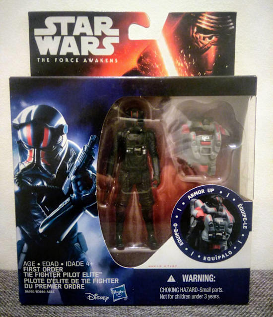 Star Wars First Order TIE Fighter Pilot Armor Up Action Figure. NIB