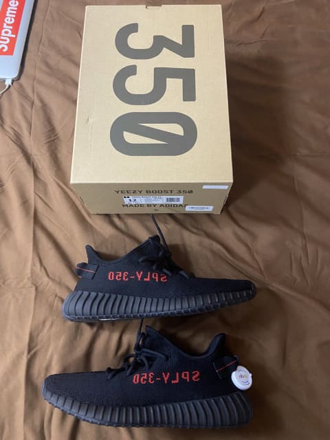 used yeezy 350 v2 bred