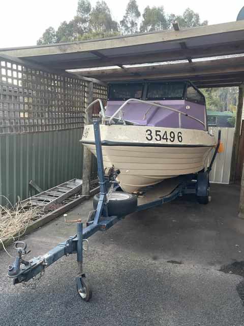 Homemade Fiberglass Boat | Motorboats & Powerboats | Gumtree Australia ...