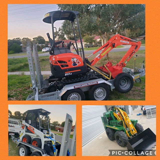 Hire Mini Excavator/Bobcat/Dingo/Skidsteer/Tipper Truck180 onwards