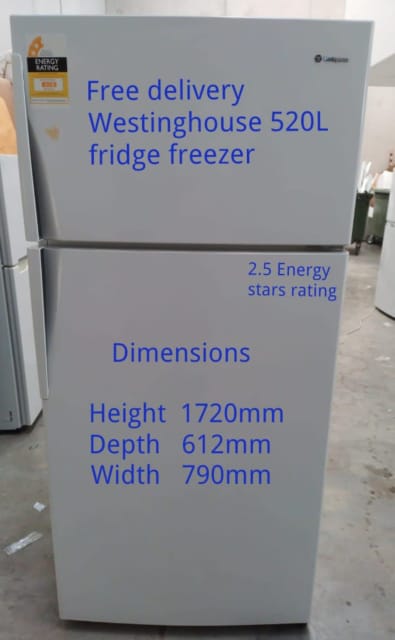 2.5 star energy rating fridge