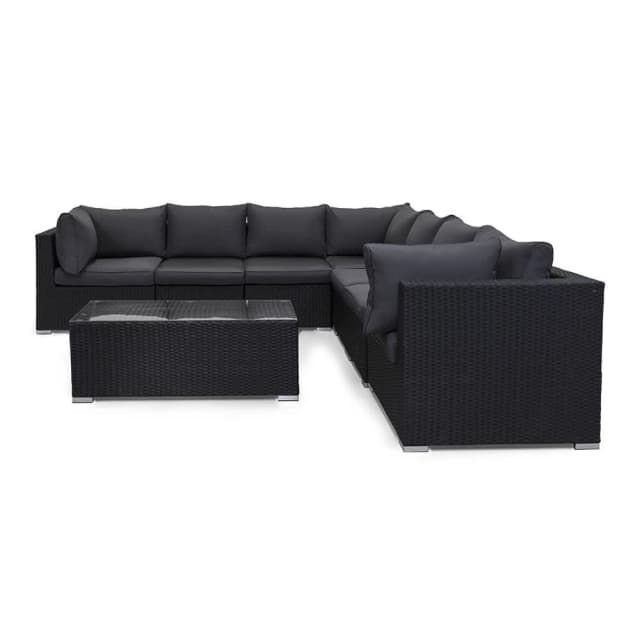 NEW Noosa 8 Pieces Wicker Outdoor Lounge Set B02 Large Coffee Table