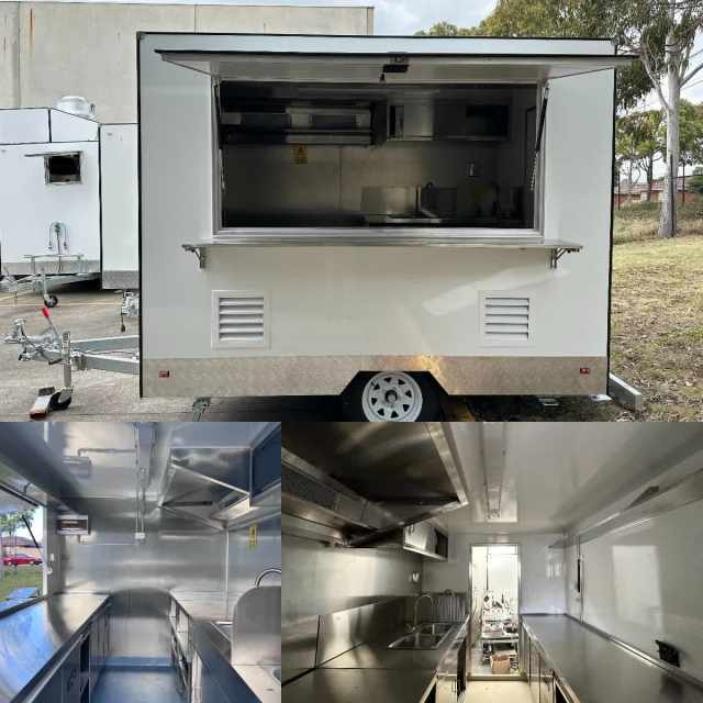 Last minute SALE 3 meters food van food trailer cart truck caravan