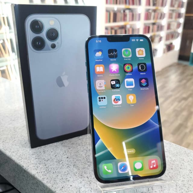 IPHONE 13 PRO MAX 128GB SIERRA BLUE COMES WITH WARRANTY iPhone