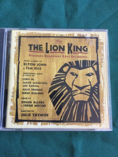 The Lion King musical CD. Nic’s cds | CDs & DVDs | Gumtree Australia ...