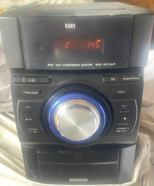 Sony HCD-EC709iP Stereo System SS-TSB113 Speaker IPod IPhone Dock CD ...